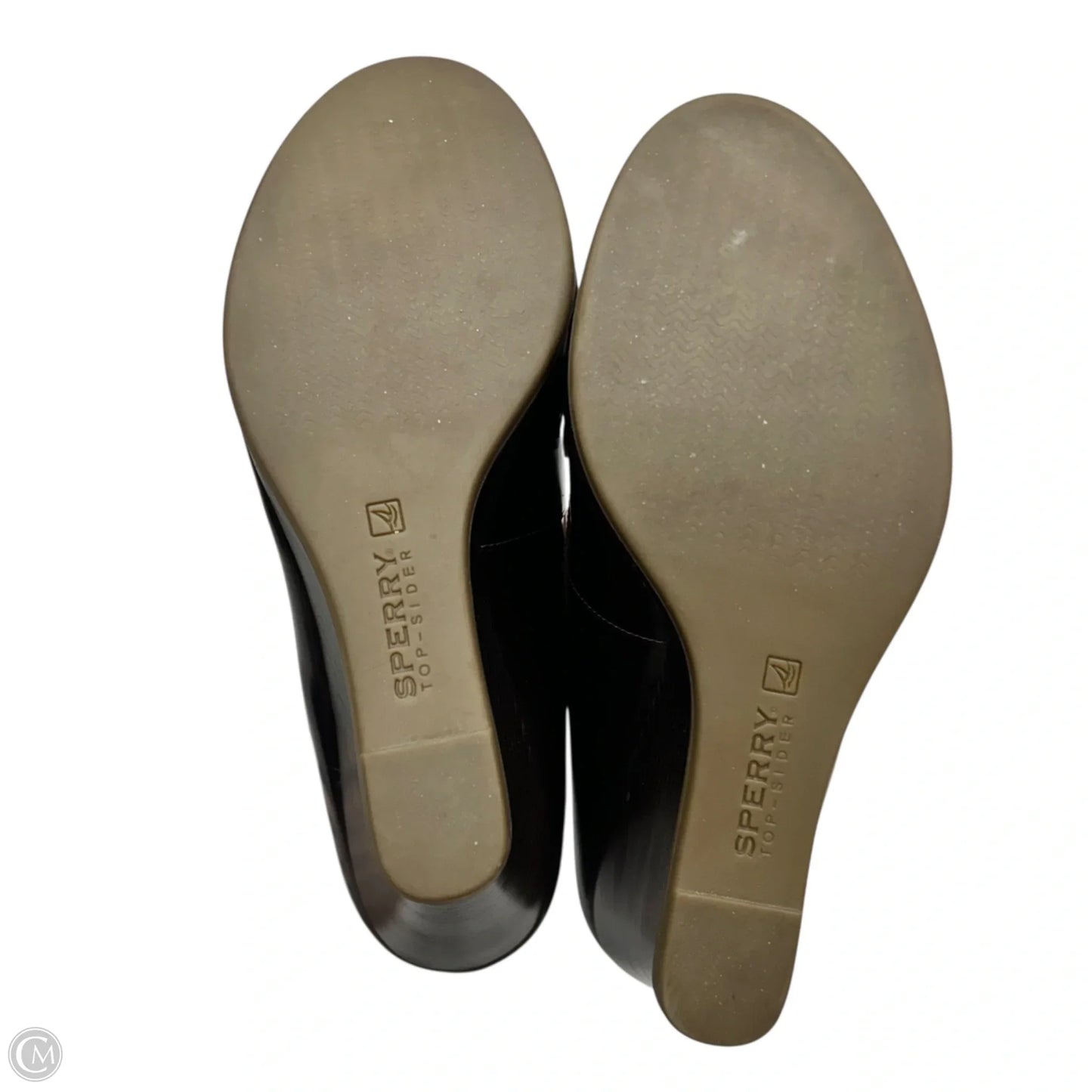 Shoes Heels Wedge By Sperry In Maroon, Size: 10