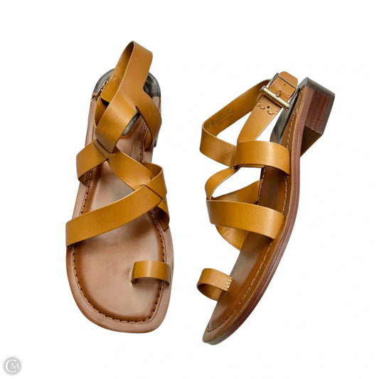 Sandals Flats By Franco Sarto In Tan, Size: 7