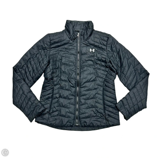 Jacket Puffer & Quilted By Under Armour In Black, Size: S