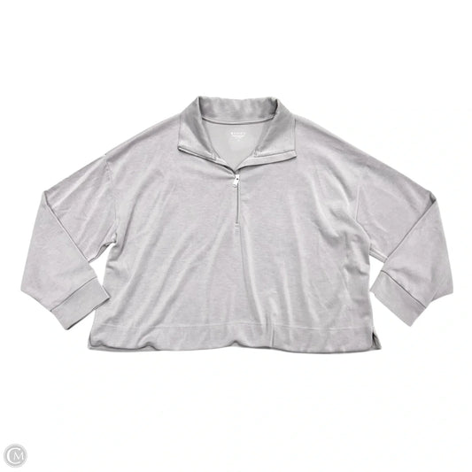 Athletic Sweatshirt Collar By Athleta In Grey, Size: 2x