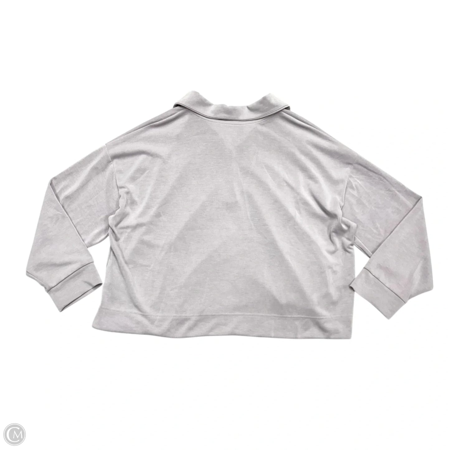 Athletic Sweatshirt Collar By Athleta In Grey, Size: 2x