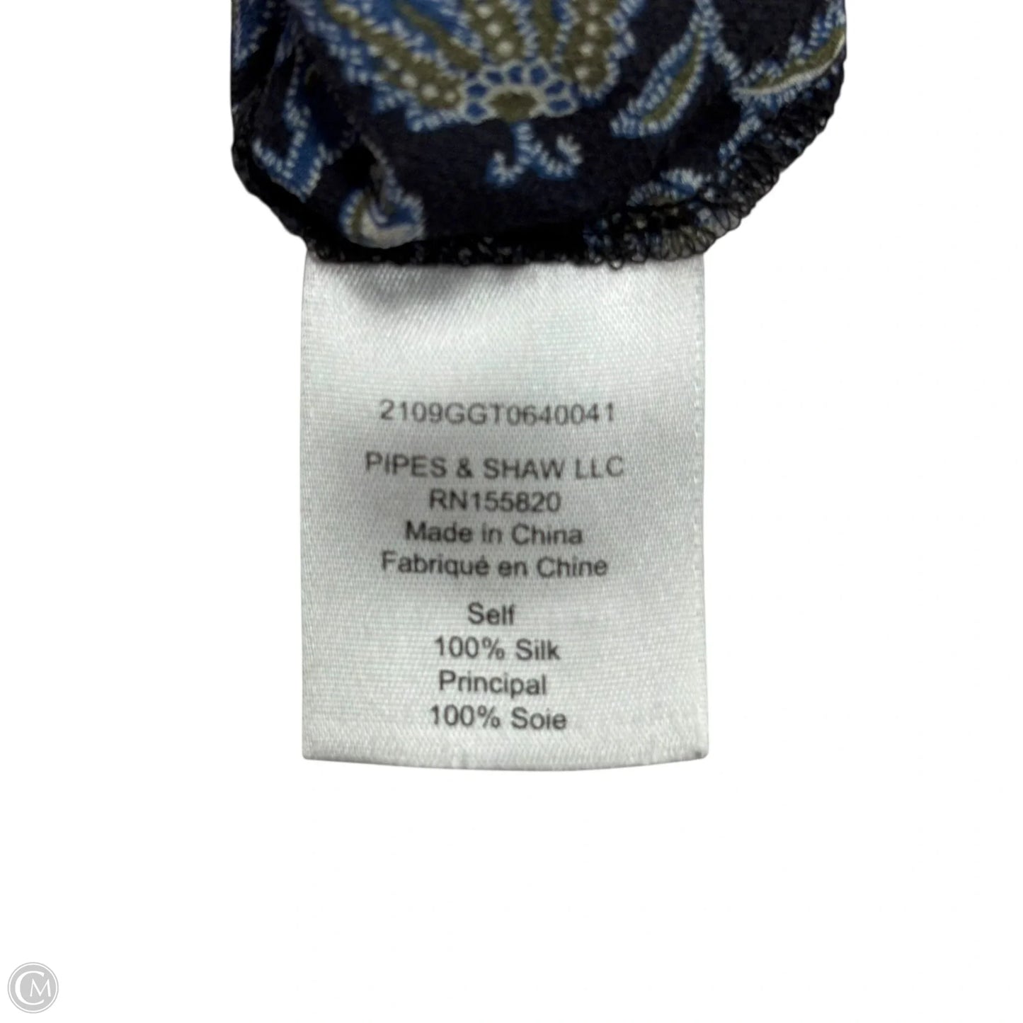 Top Long Sleeve By Veronica Beard In Floral Print, Size: S