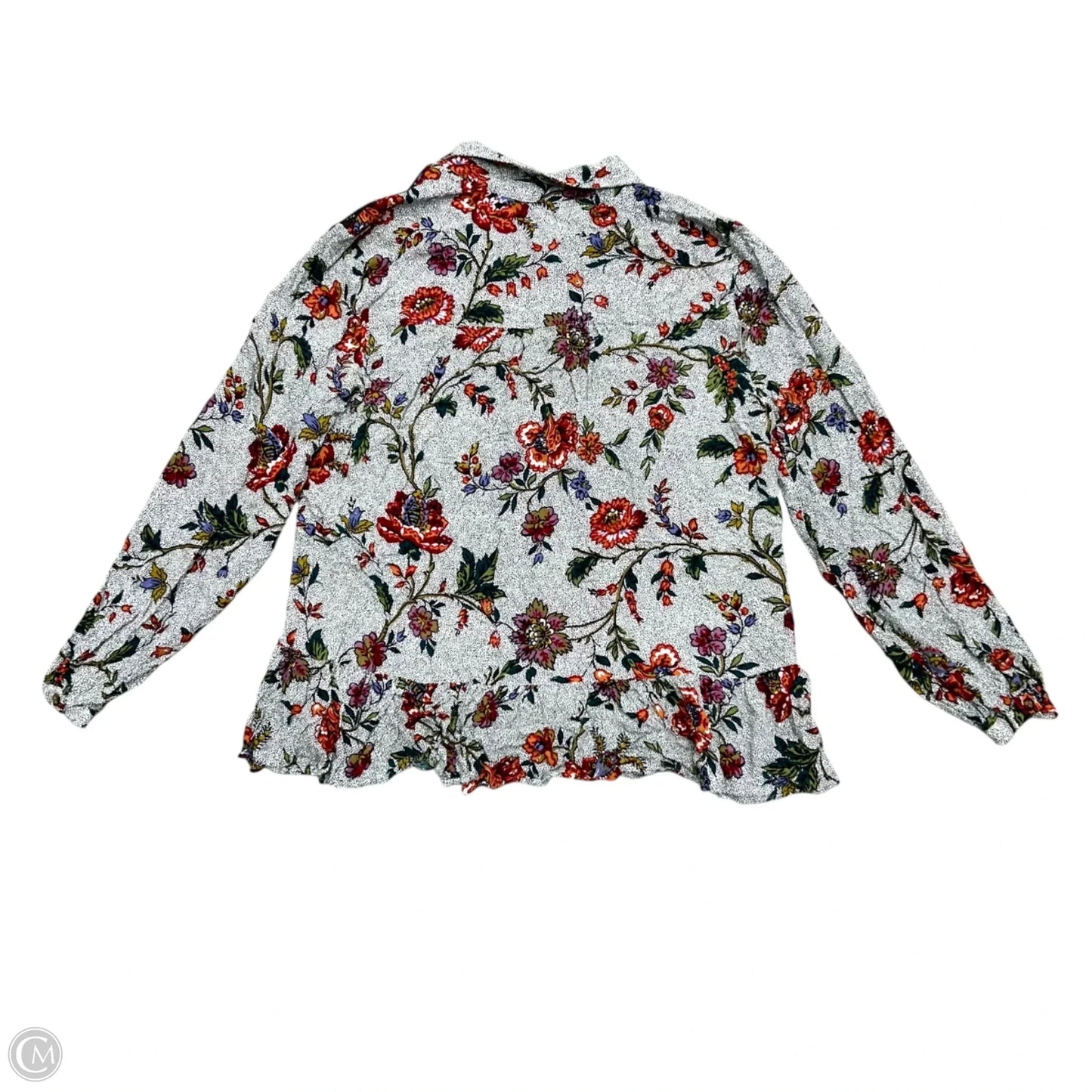 Top Long Sleeve By Maeve In Floral Print, Size: Xl