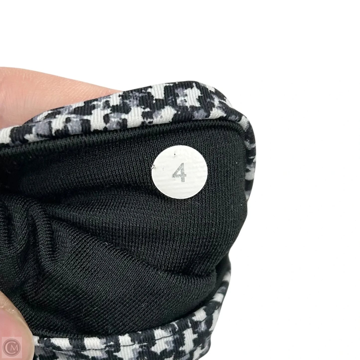 Athletic Leggings Capris By Lululemon In Black & White, Size: S