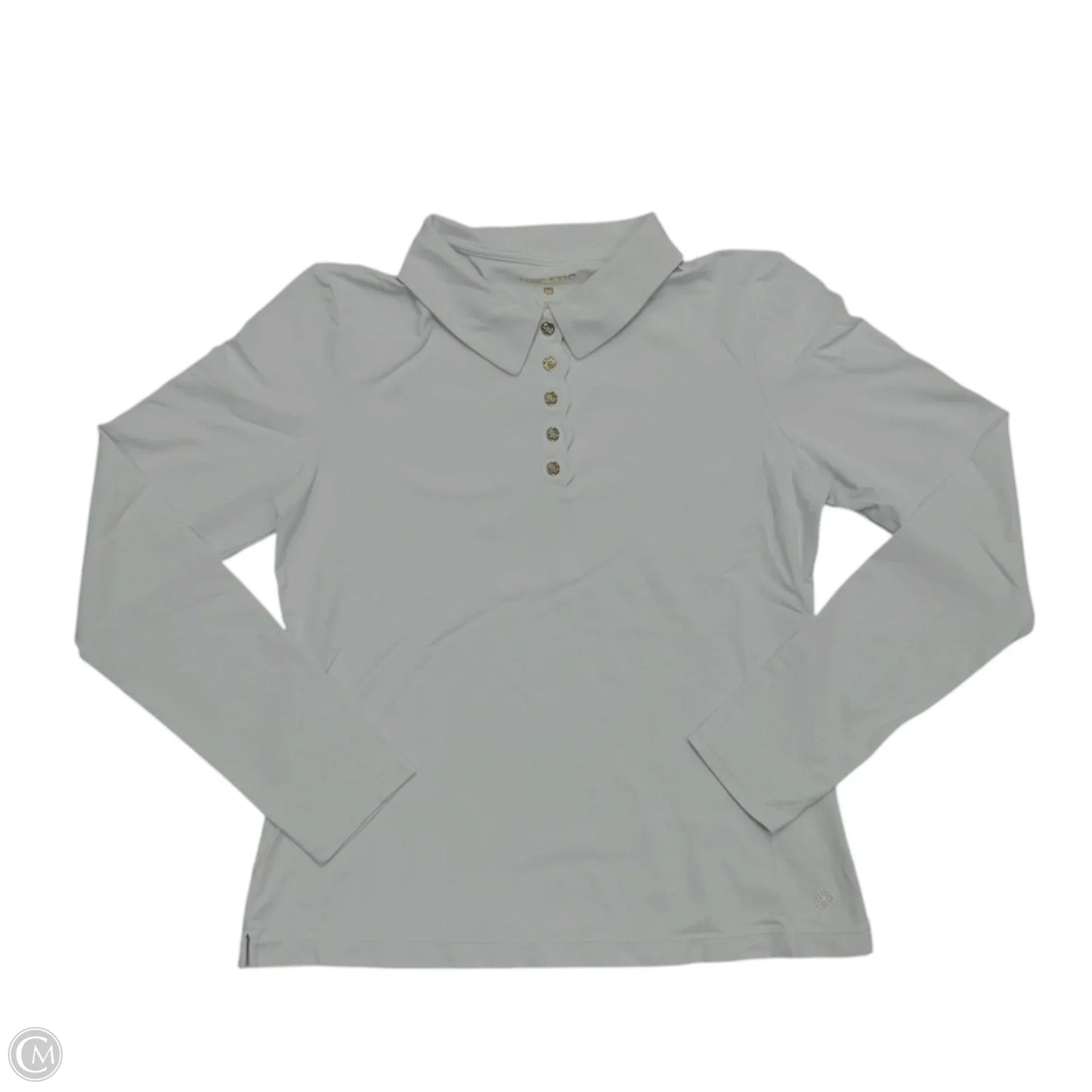 Top Long Sleeve Designer By Lilly Pulitzer In White, Size: M