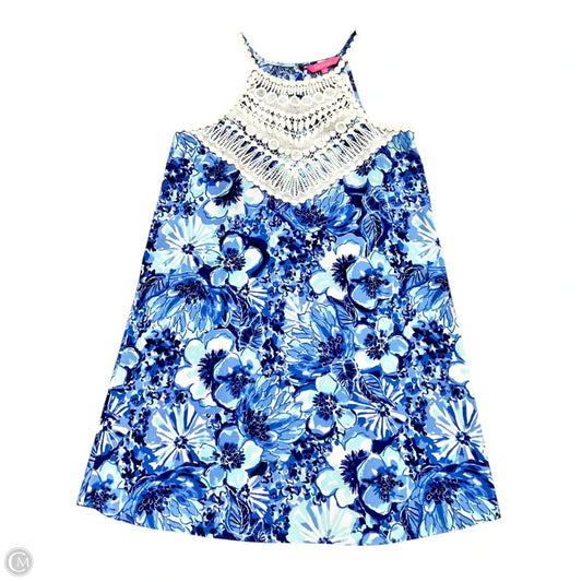 Dress Designer By Lilly Pulitzer In Blue & White, Size: Xs