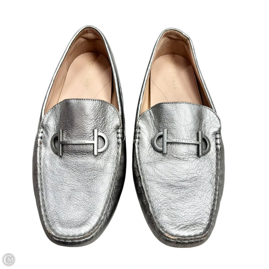 Shoes Flats By Cole-haan In Silver, Size: 10