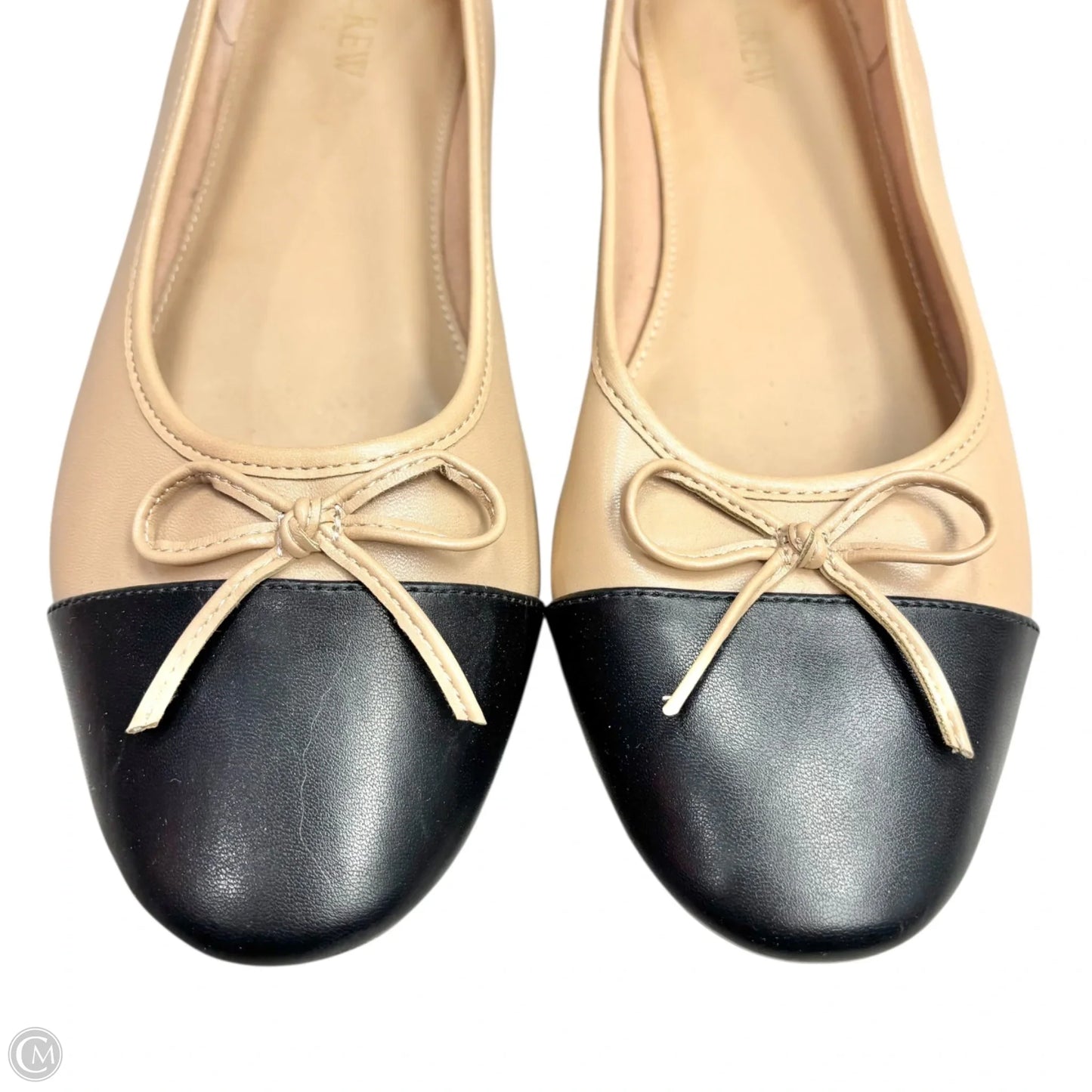 Shoes Flats By J. Crew In Black & Cream, Size: 10.5