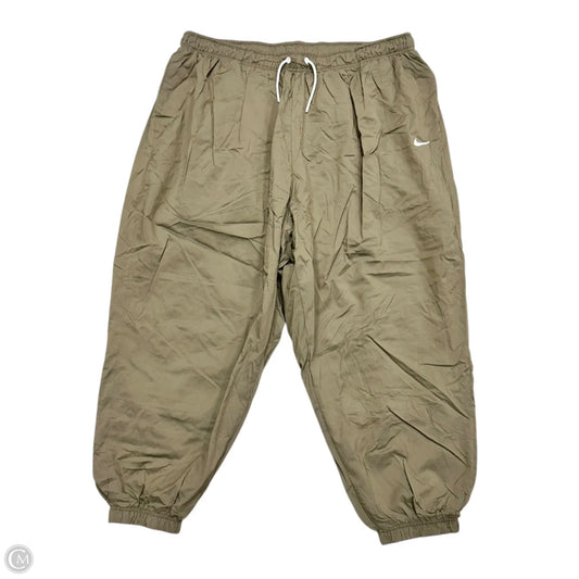 Athletic Pants By Nike Apparel In Tan, Size: 3x