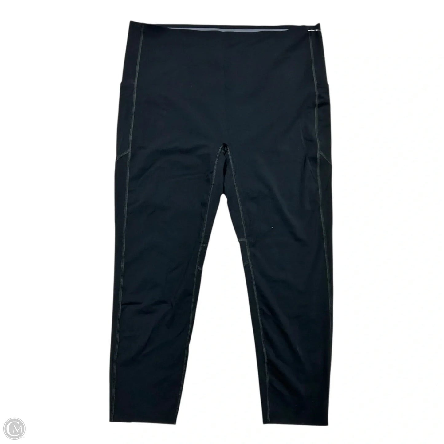 Athletic Leggings By Spanx In Black, Size: 3x