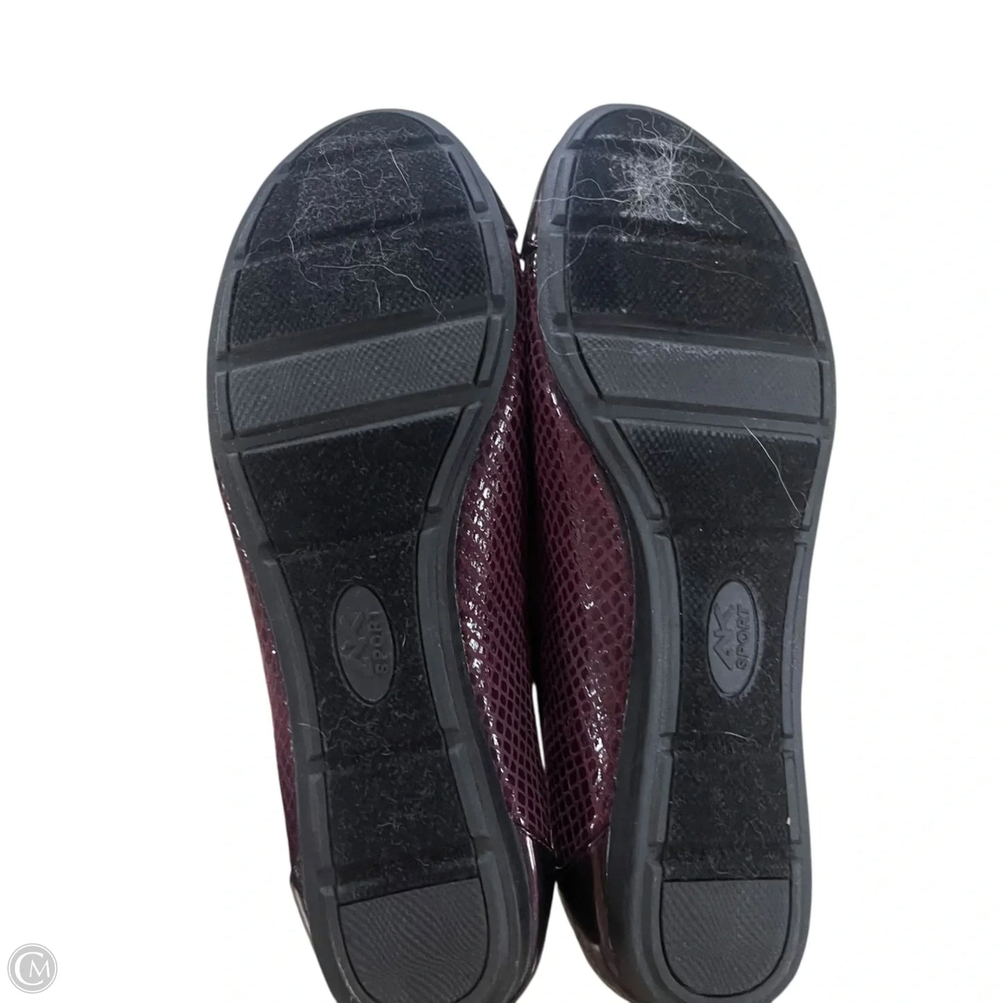 Shoes Flats By Anne Klein In Maroon, Size: 6