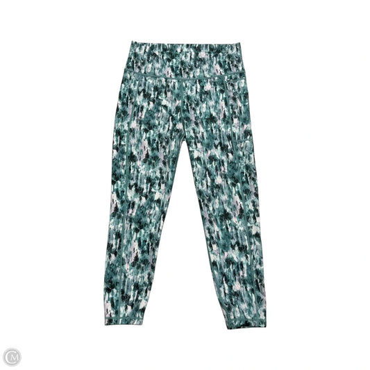 Athletic Leggings By Sweaty Betty In Blue & White, Size: L