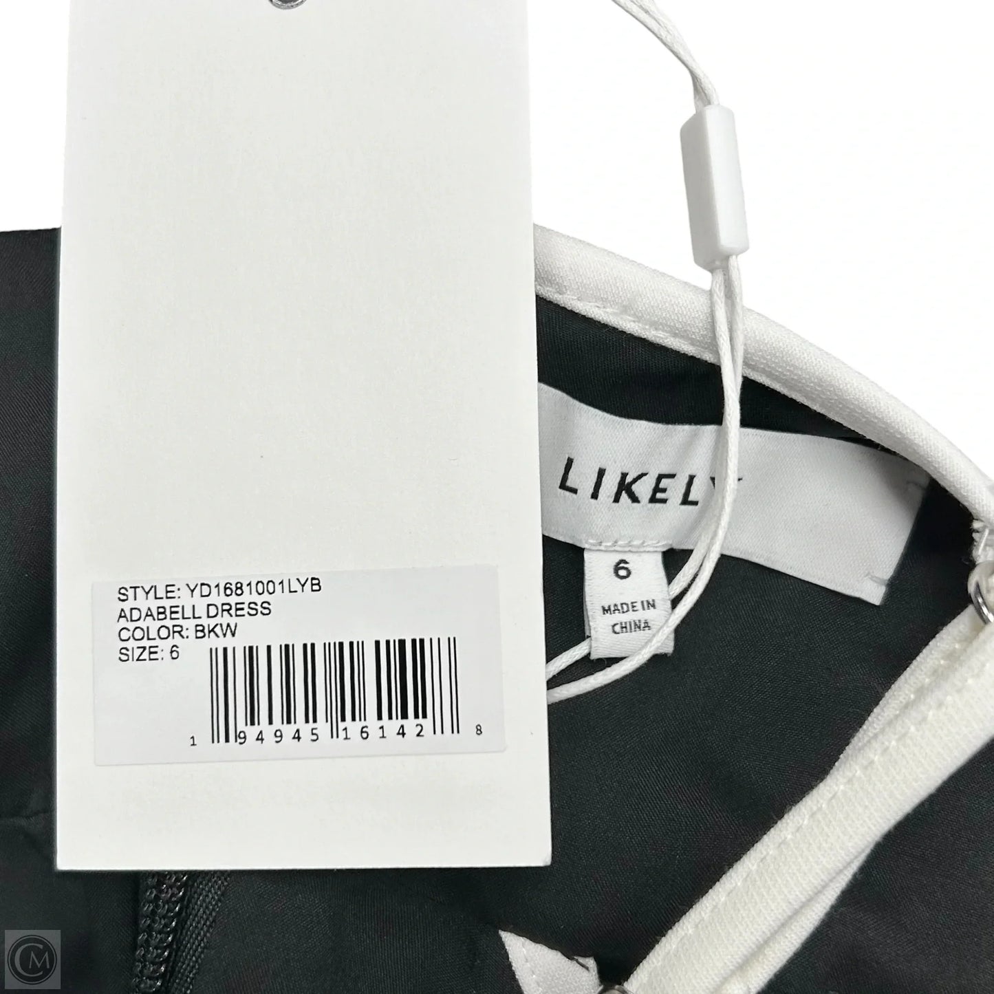 Dress Party Long By Likely In Black & White, Size: S