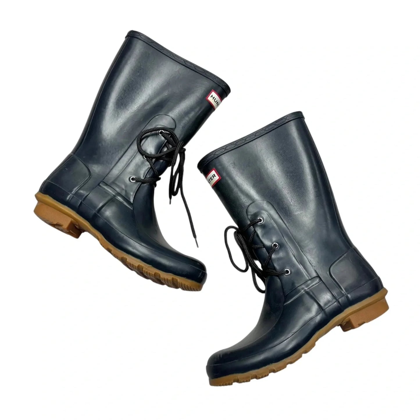 Boots Rain By Hunter In Navy, Size: 8
