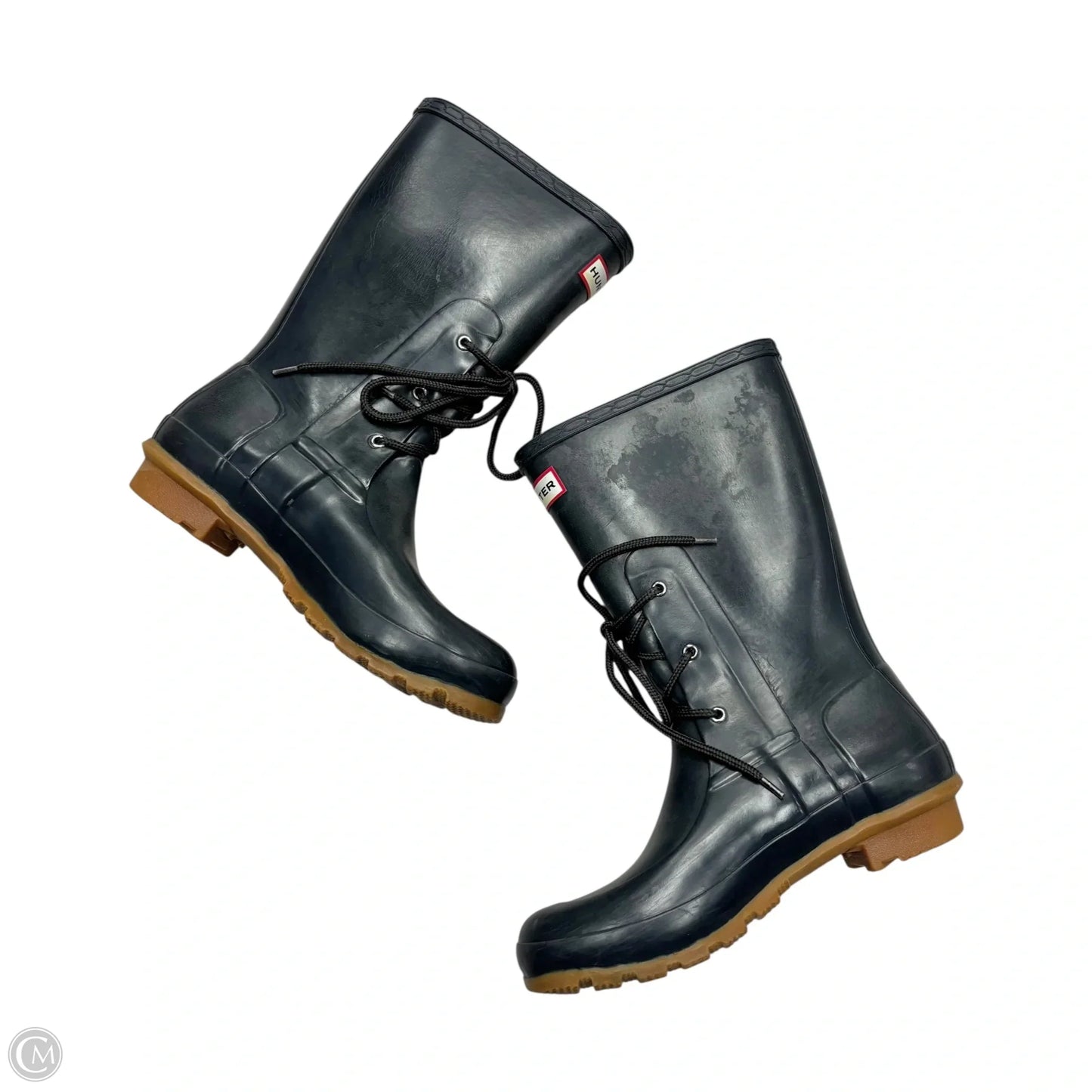 Boots Rain By Hunter In Navy, Size: 8