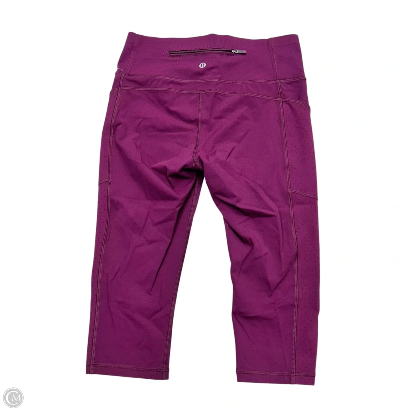Athletic Leggings Capris By Lululemon In Purple, Size: S