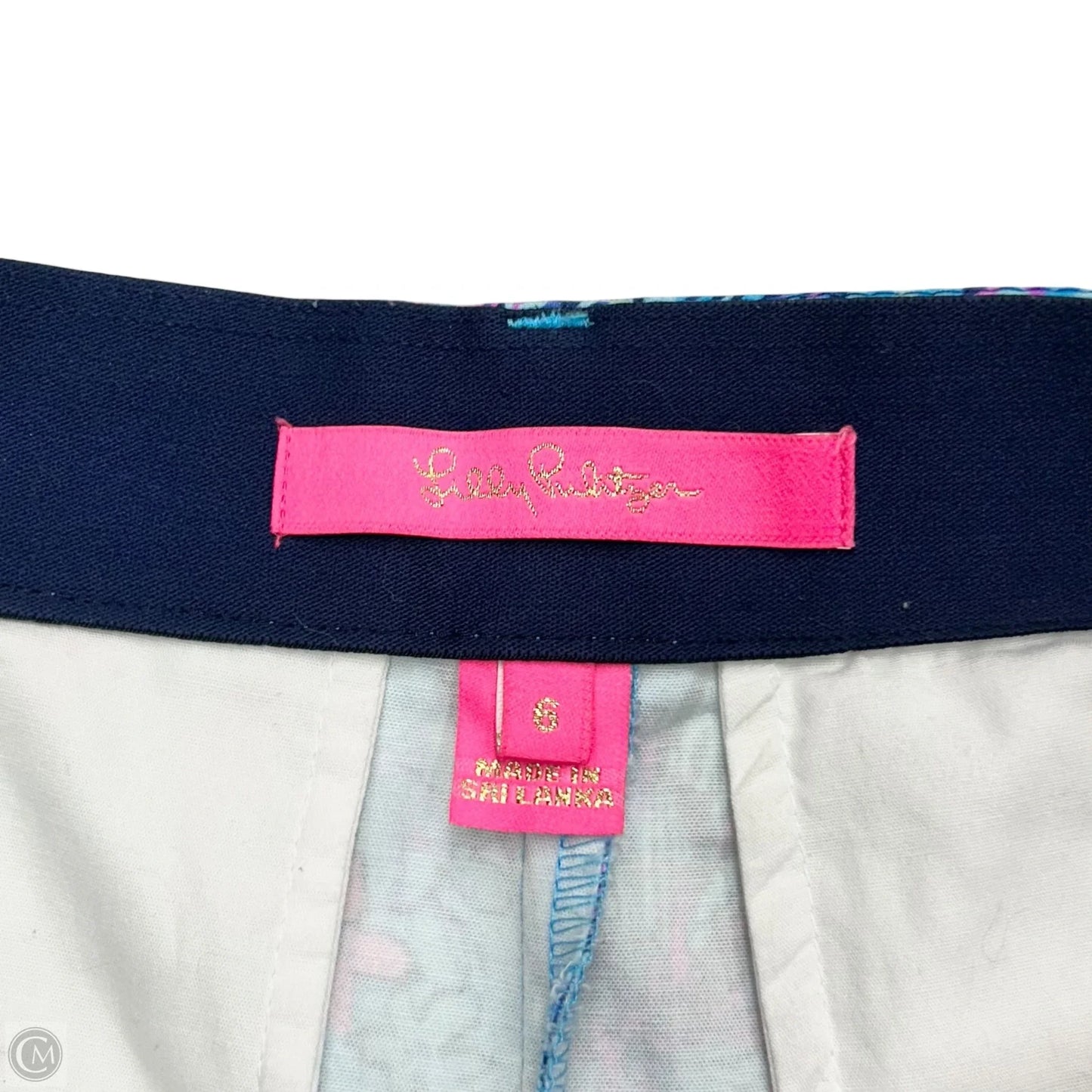 Shorts Designer By Lilly Pulitzer In Blue & Purple, Size: 6