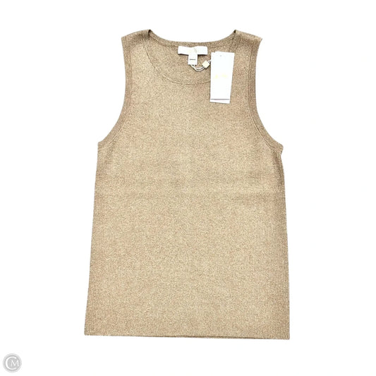 Top Sleeveless Designer By Lilly Pulitzer In Gold, Size: M