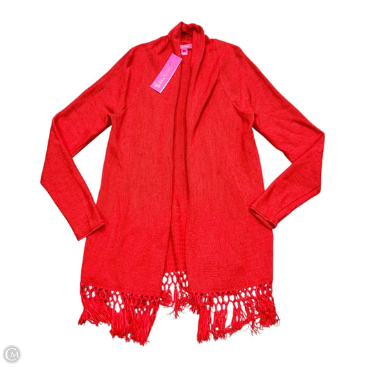 Cardigan Designer By Lilly Pulitzer In Red, Size: M