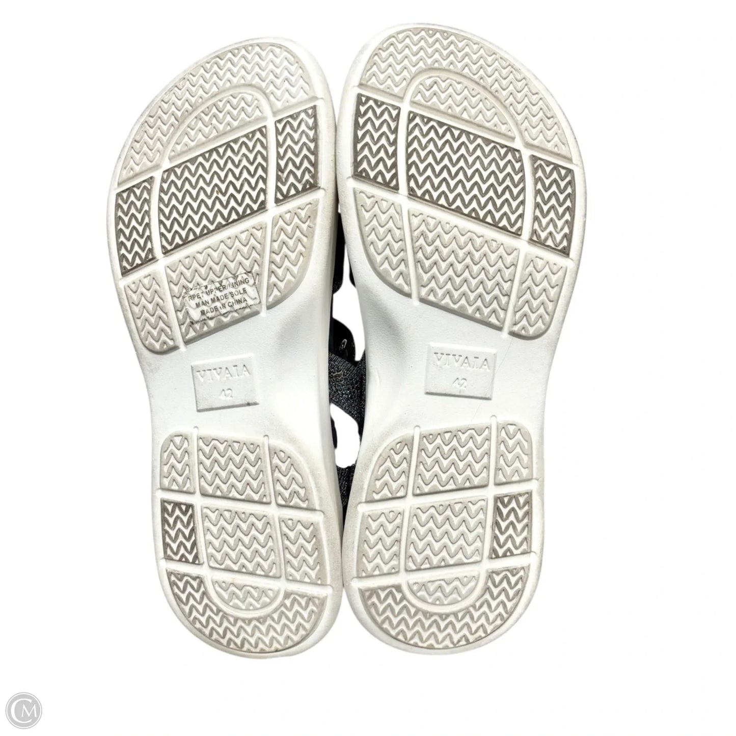 Sandals Sport By Vivaia In Black & White, Size: 11.5