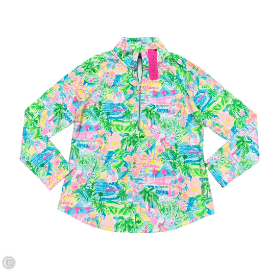 Sweater Designer By Lilly Pulitzer In Tropical Print, Size: L