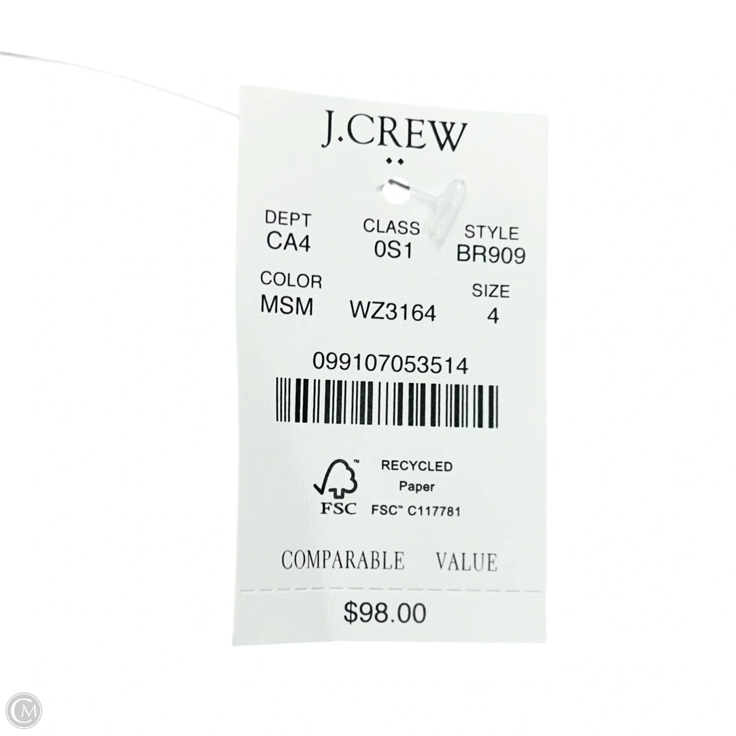 Dress Casual Short By J. Crew In Striped Pattern, Size: S