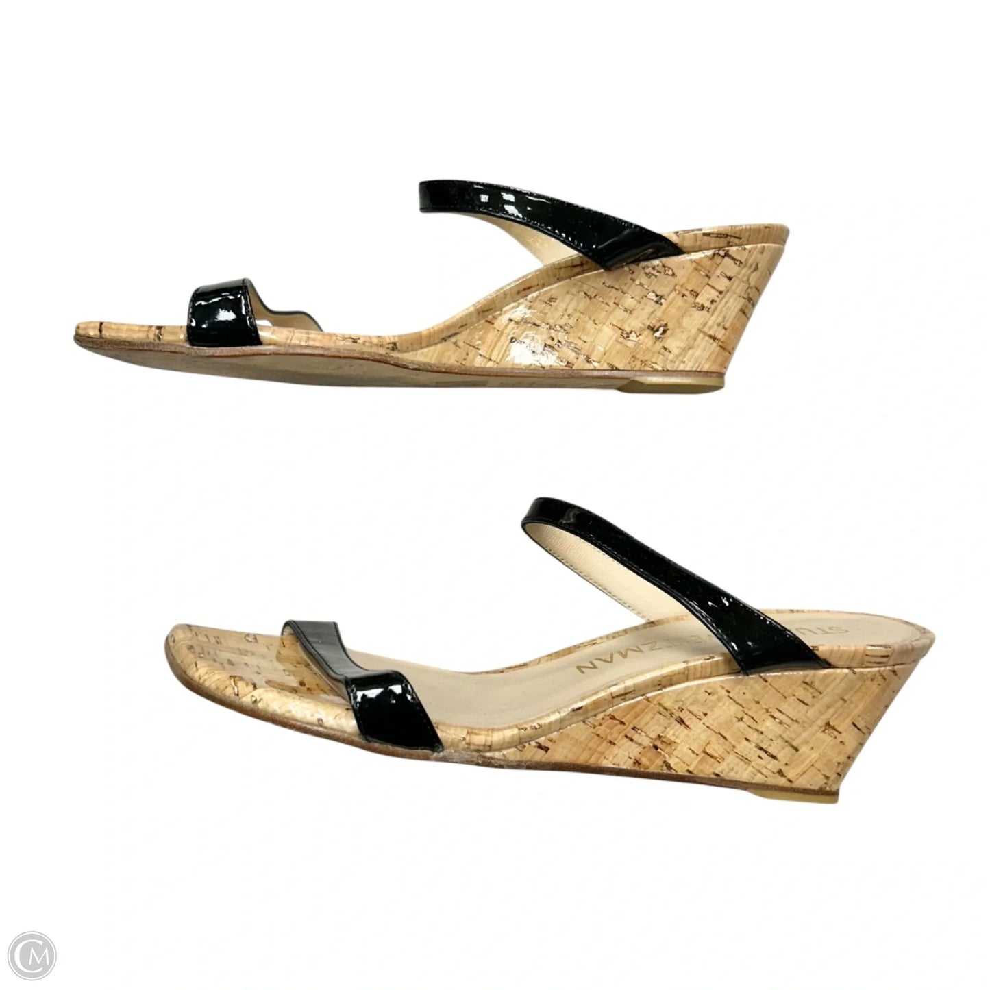 Sandals Designer By Stuart Weitzman In Black, Size: 9