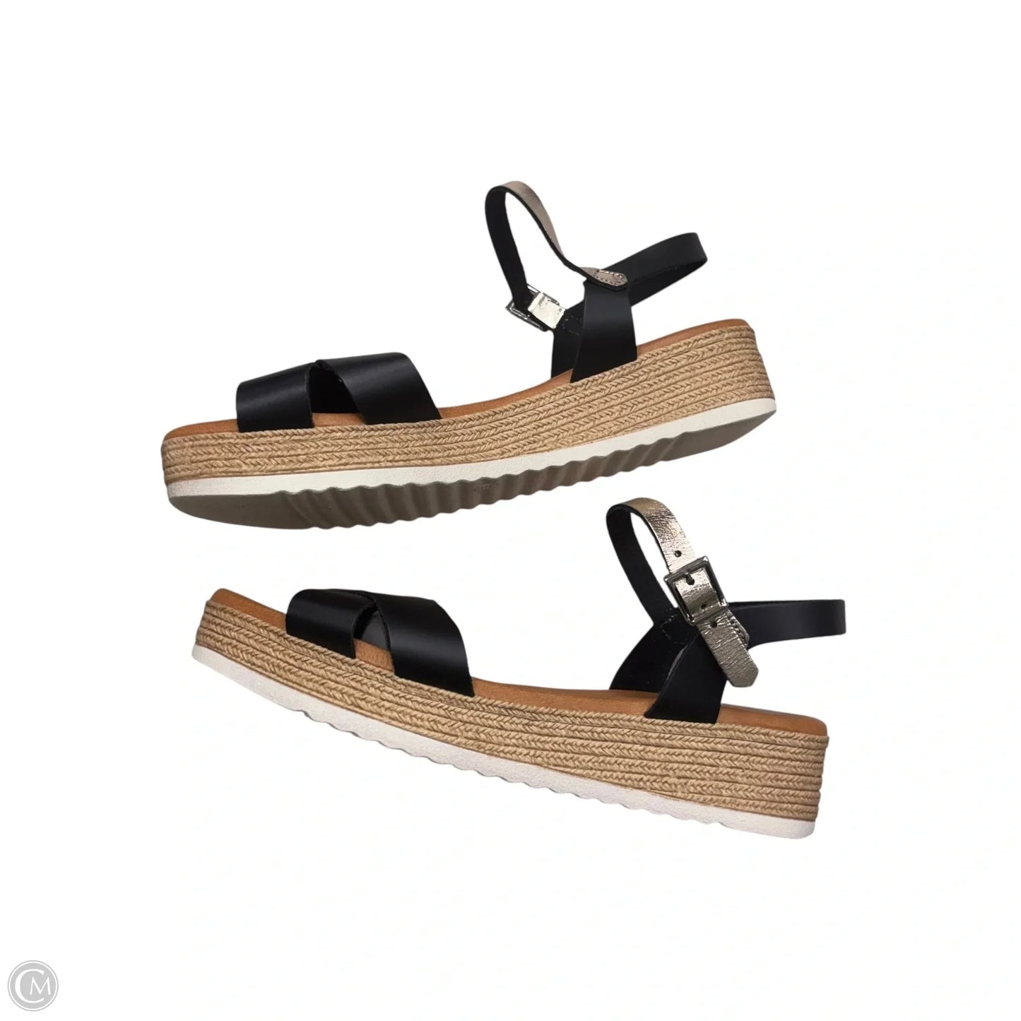Sandals Heels Platform By Lunita In Black, Size: 8.5