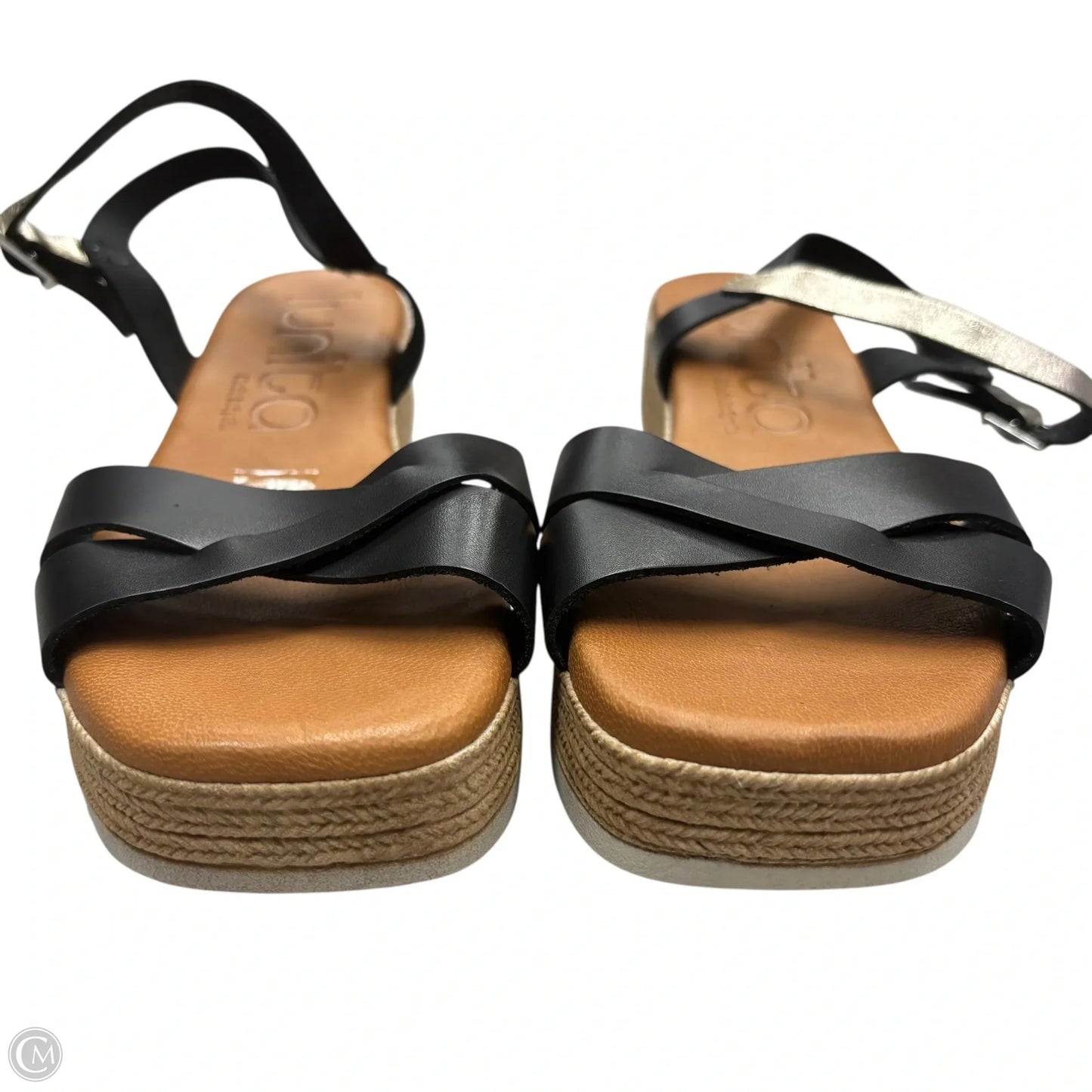 Sandals Heels Platform By Lunita In Black, Size: 8.5