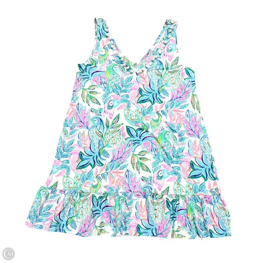 Dress Designer By Lilly Pulitzer In Blue & Green, Size: L
