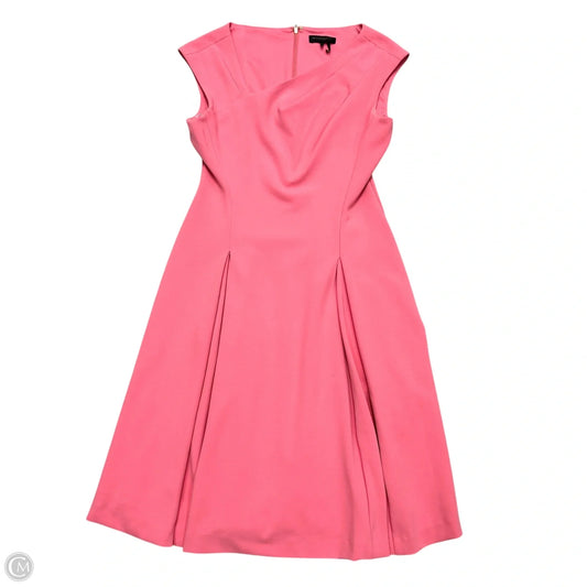 Dress Party Midi By Donna Karan In Coral, Size: S