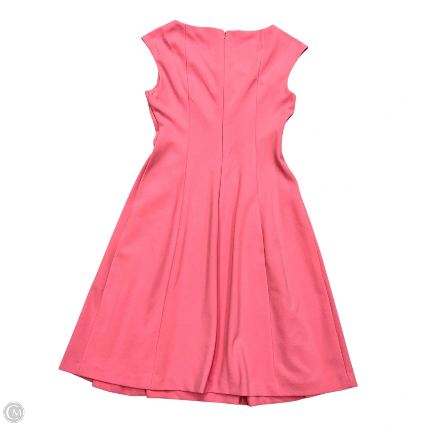 Dress Party Midi By Donna Karan In Coral, Size: S