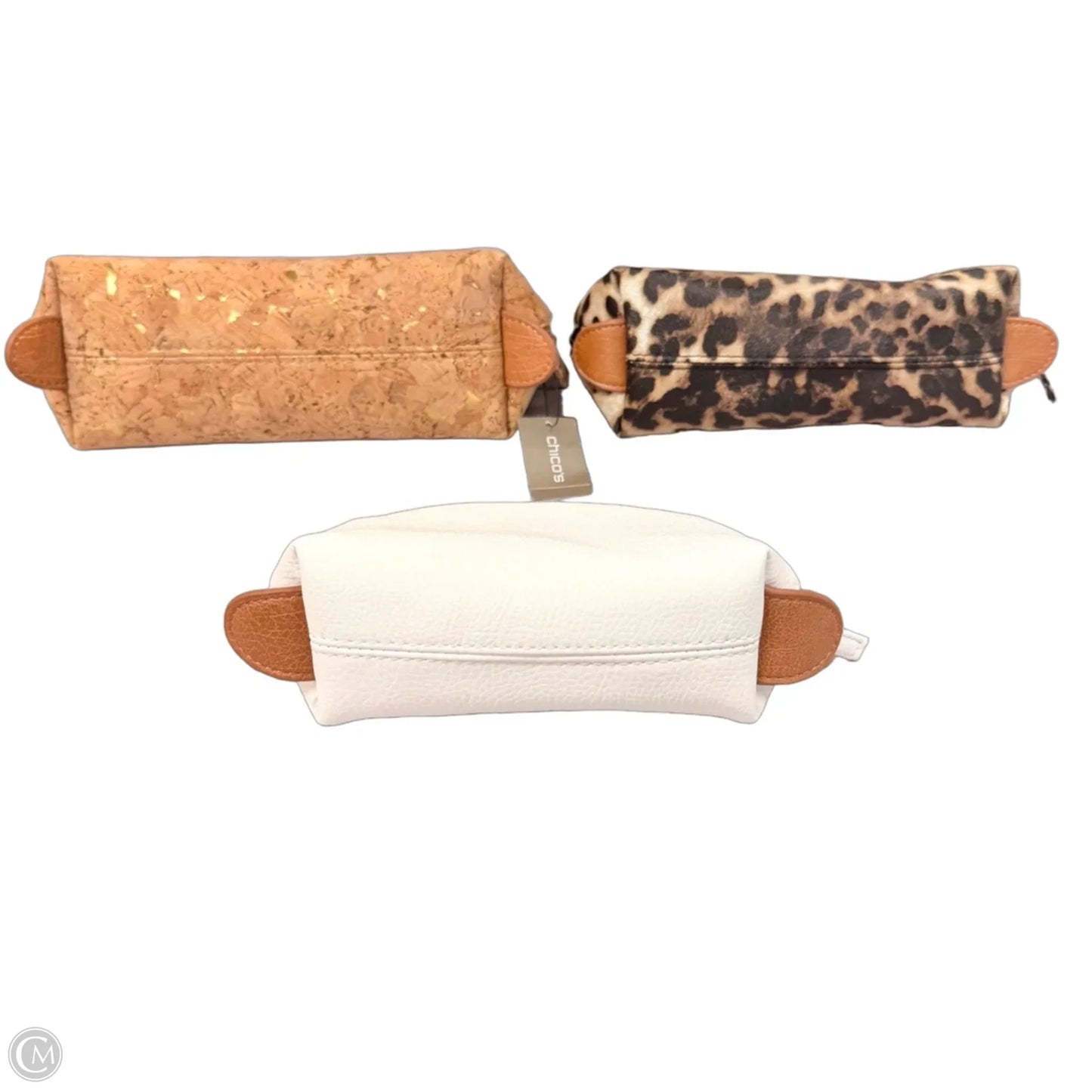 Makeup Bag 3pc By Chicos, Size: Large