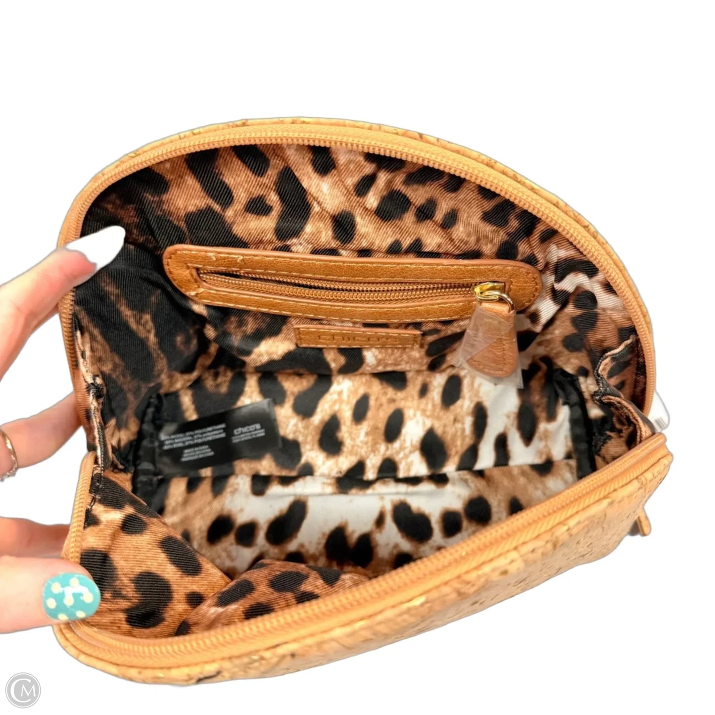 Makeup Bag 3pc By Chicos, Size: Large