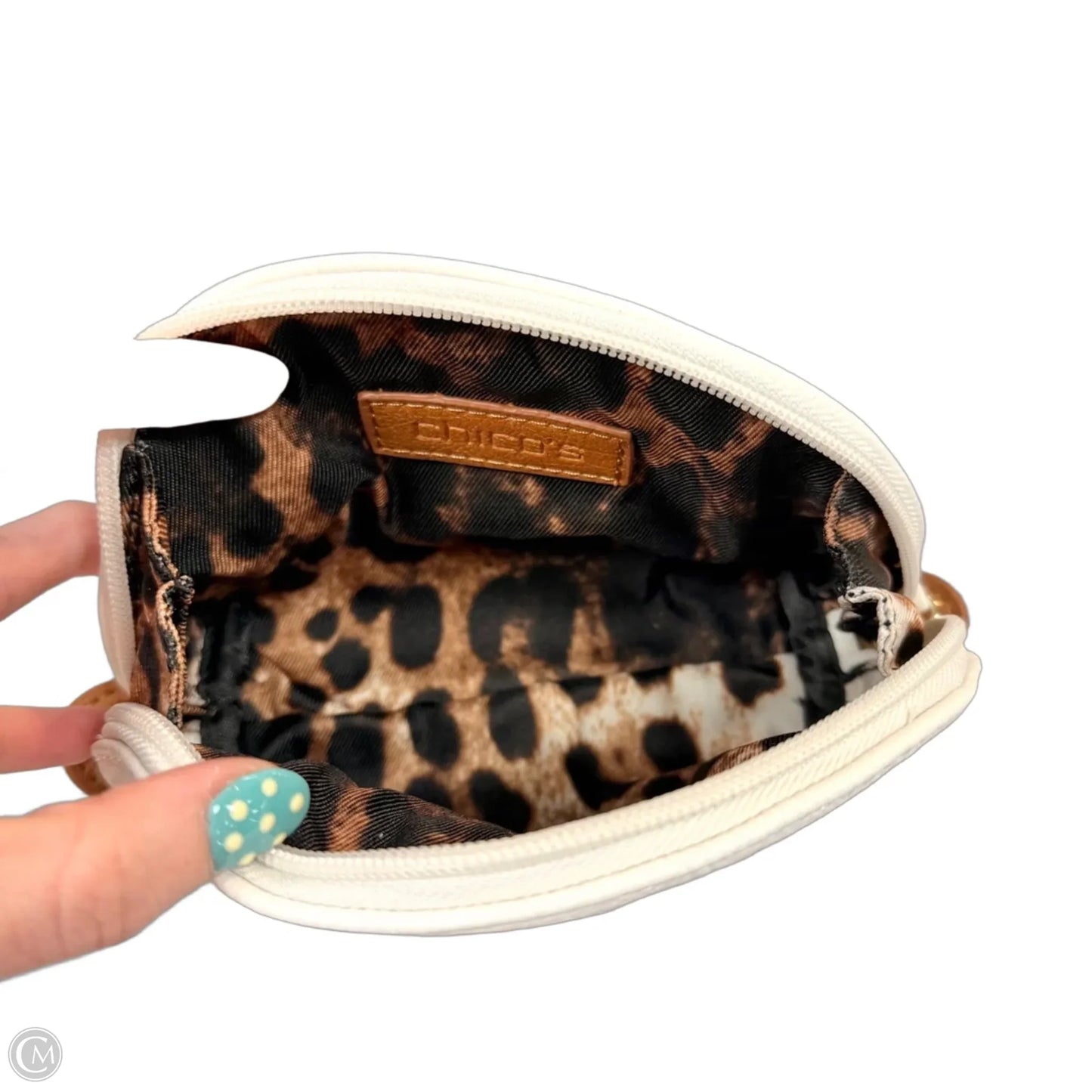 Makeup Bag 3pc By Chicos, Size: Large