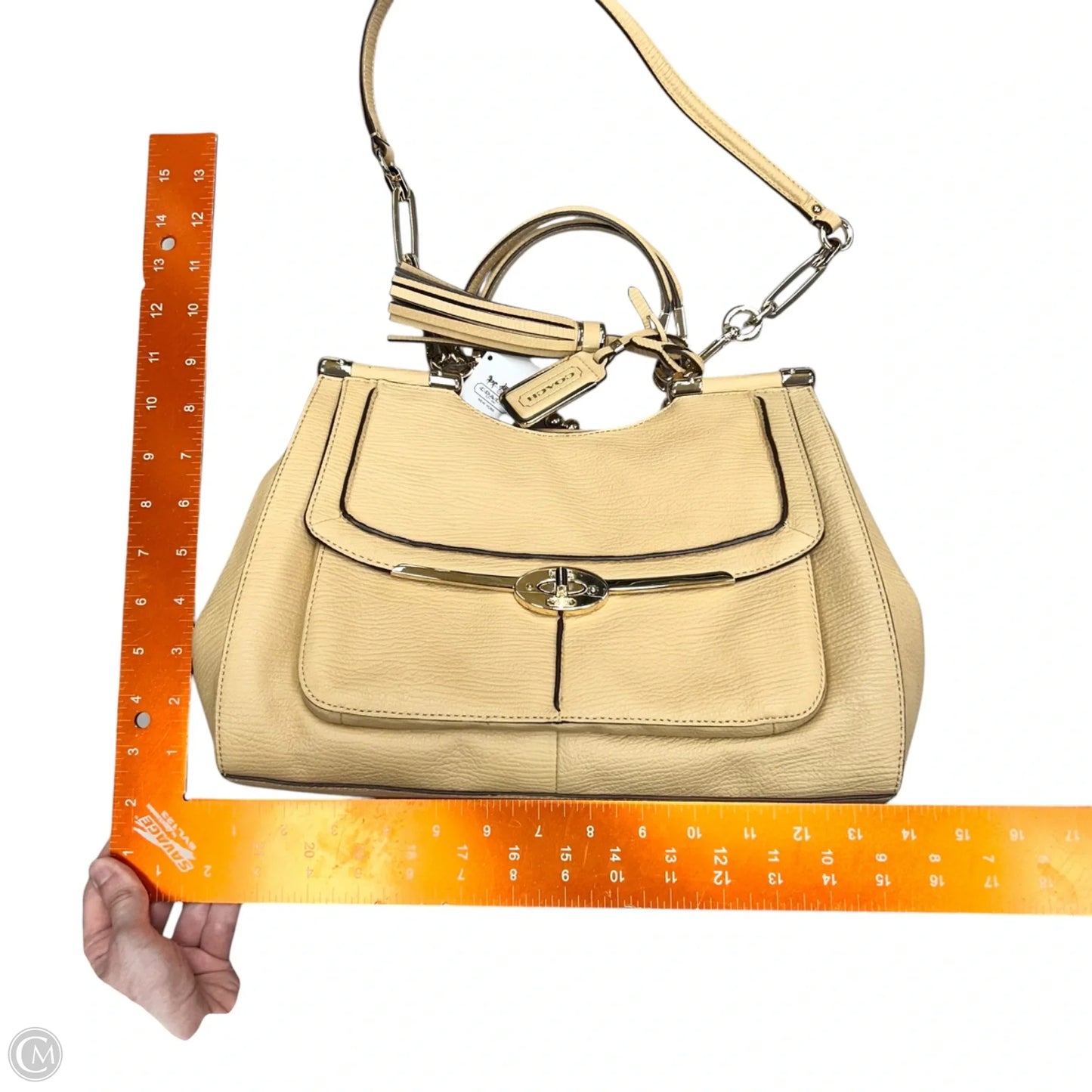 Handbag Designer By Coach, Size: Large