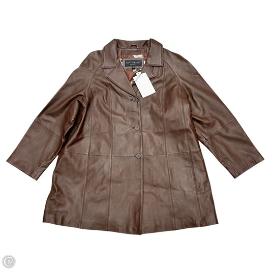 Coat Other By Centigrade In Brown, Size: 2x