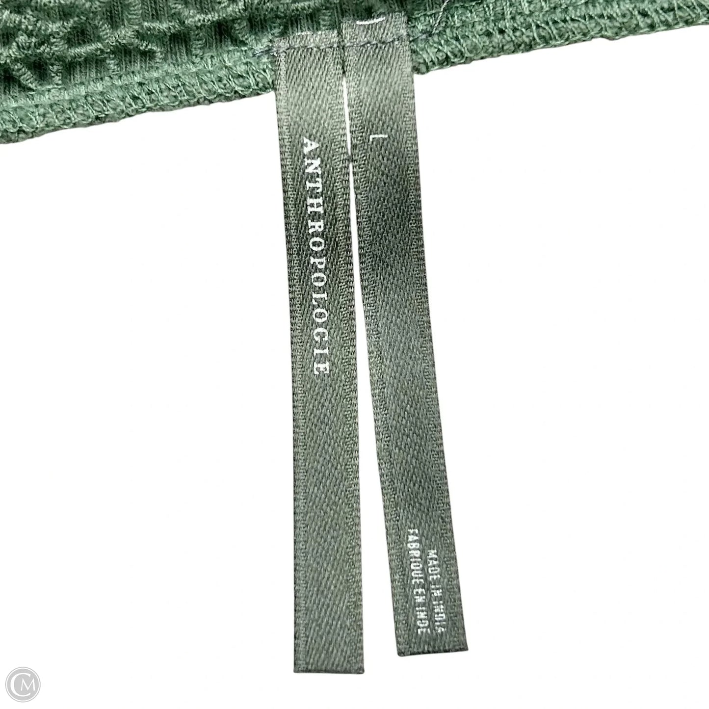 Tank Top By Anthropologie In Green, Size: L