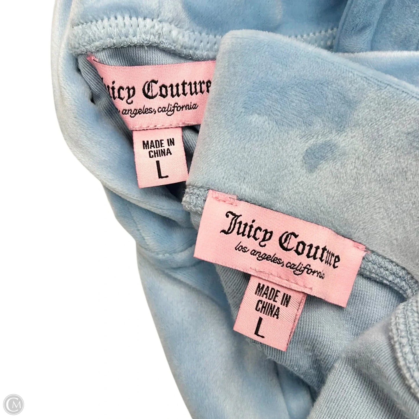 Pants Set 2pc By Juicy Couture In Blue, Size: L