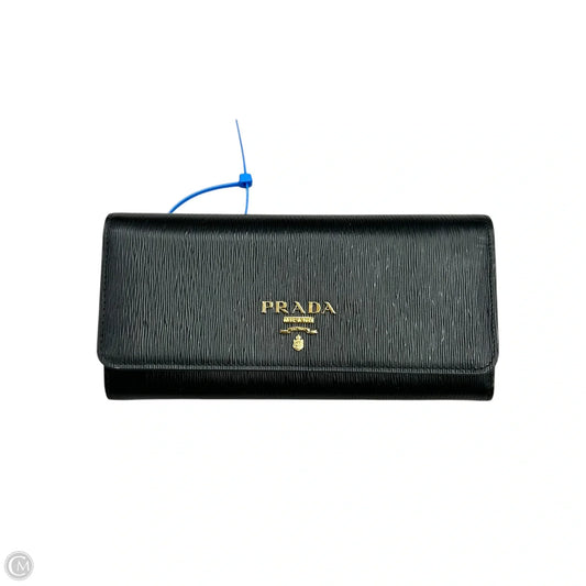 Wallet Luxury Designer By Prada, Size: Large