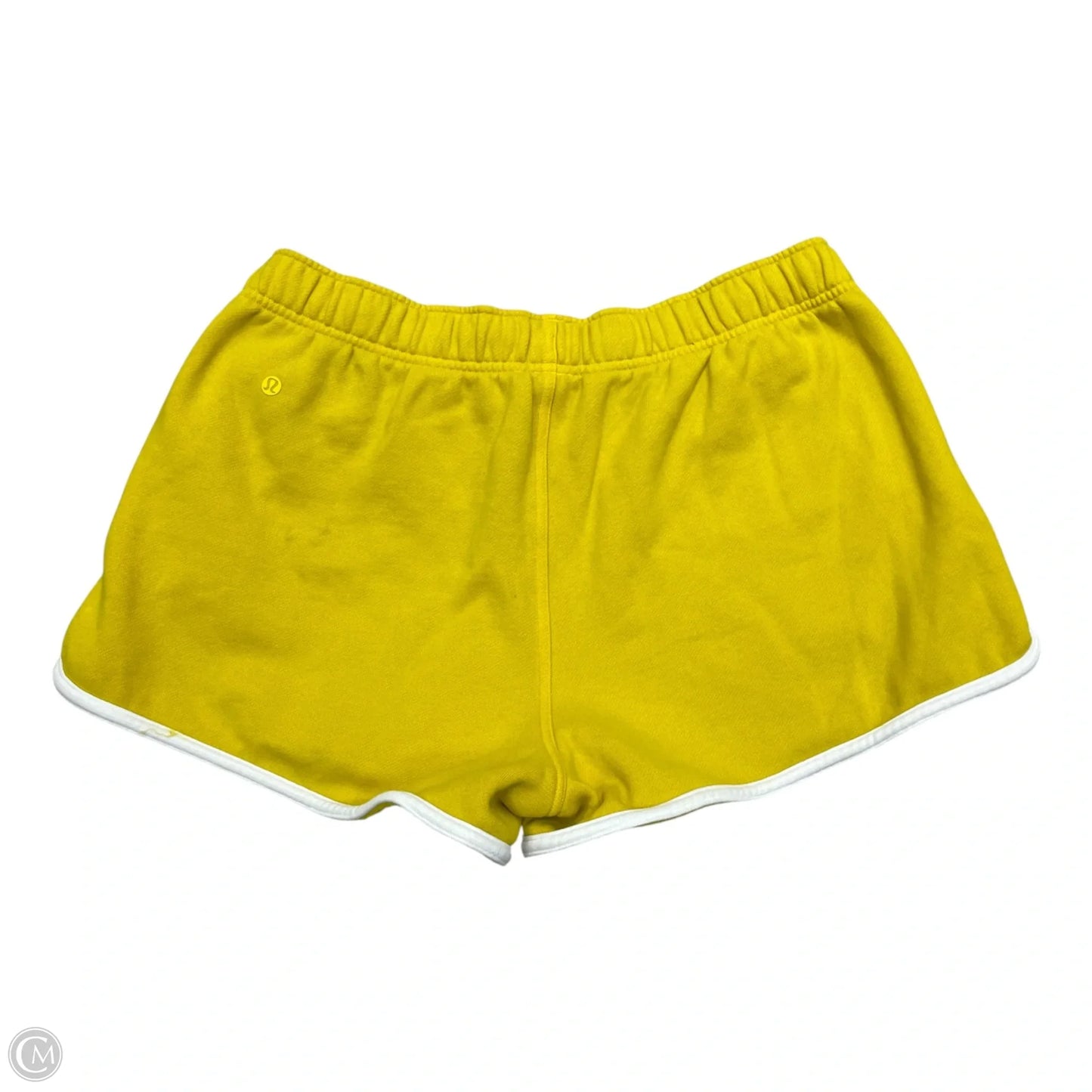 Athletic Shorts By Lululemon In Yellow, Size: L