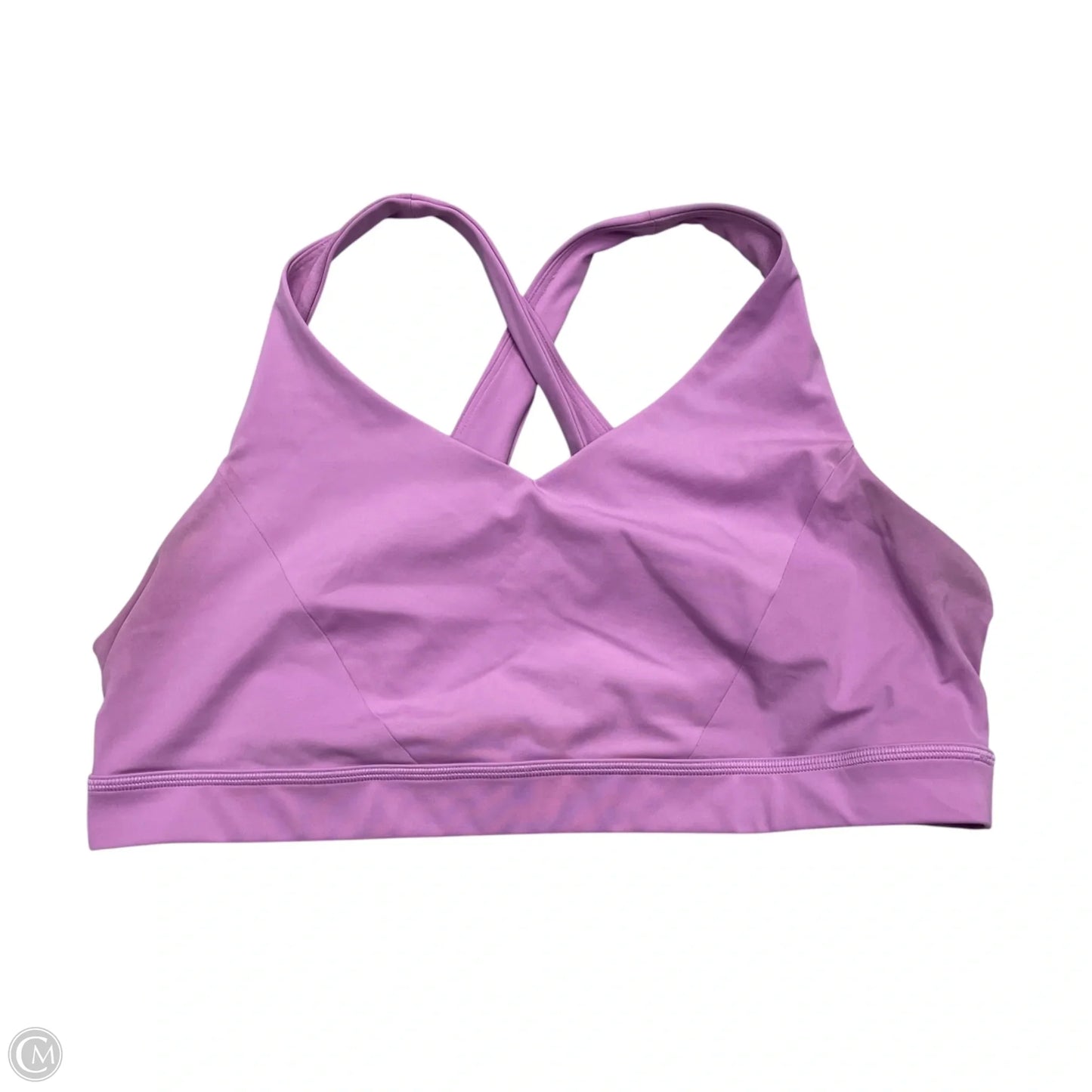 Athletic Bra By Lululemon In Purple, Size: L