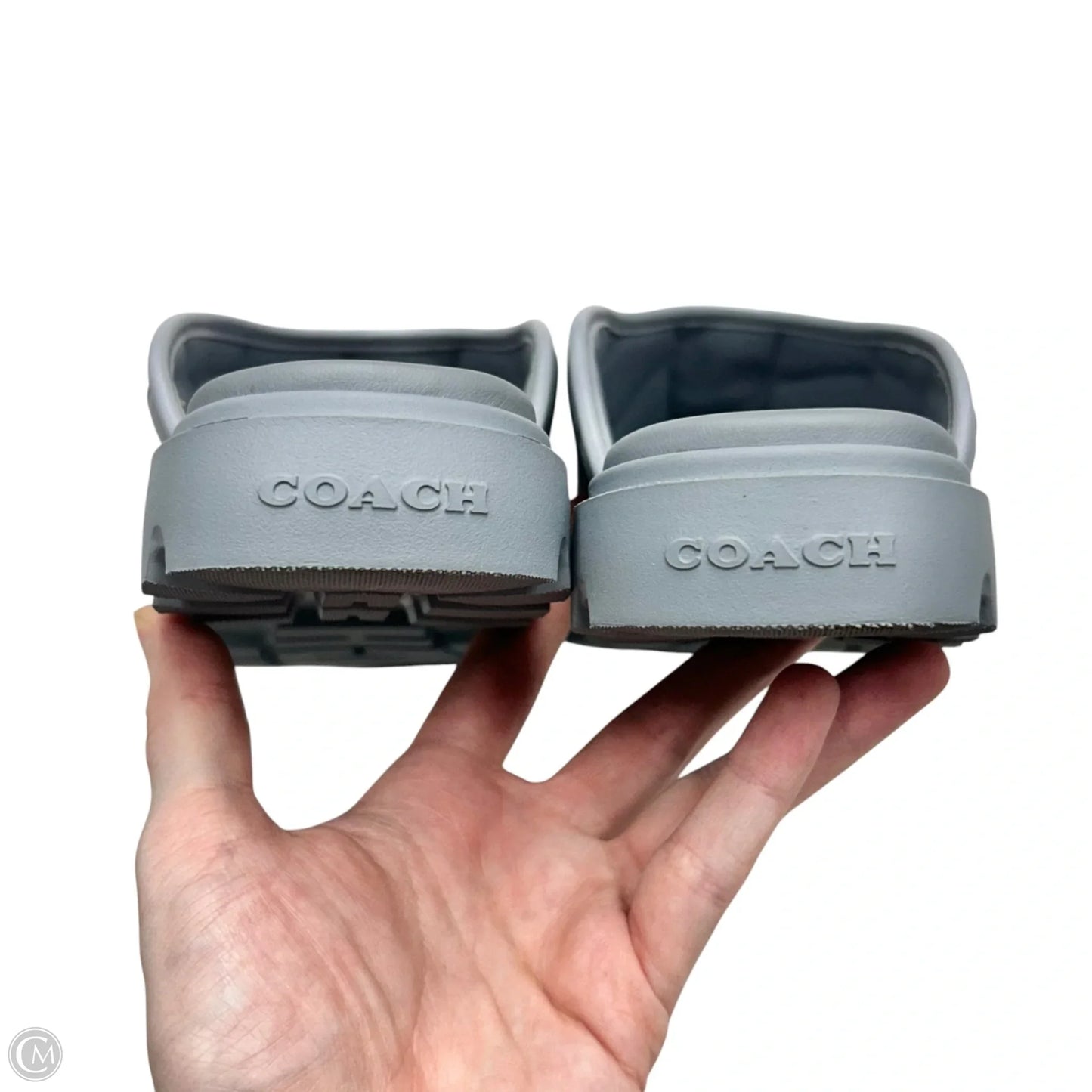 Shoes Designer By Coach In Grey, Size: 7