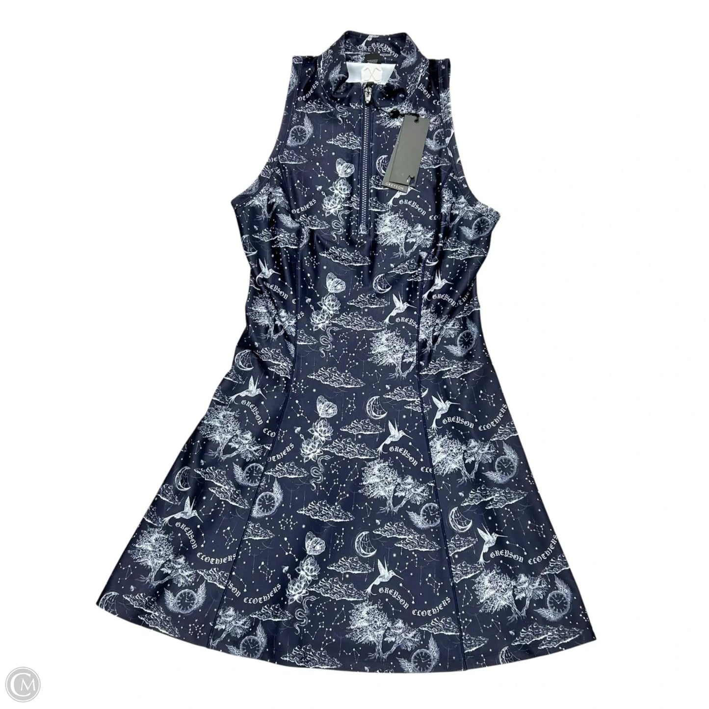 Athletic Dress By Greyson In Blue & White, Size: Xs