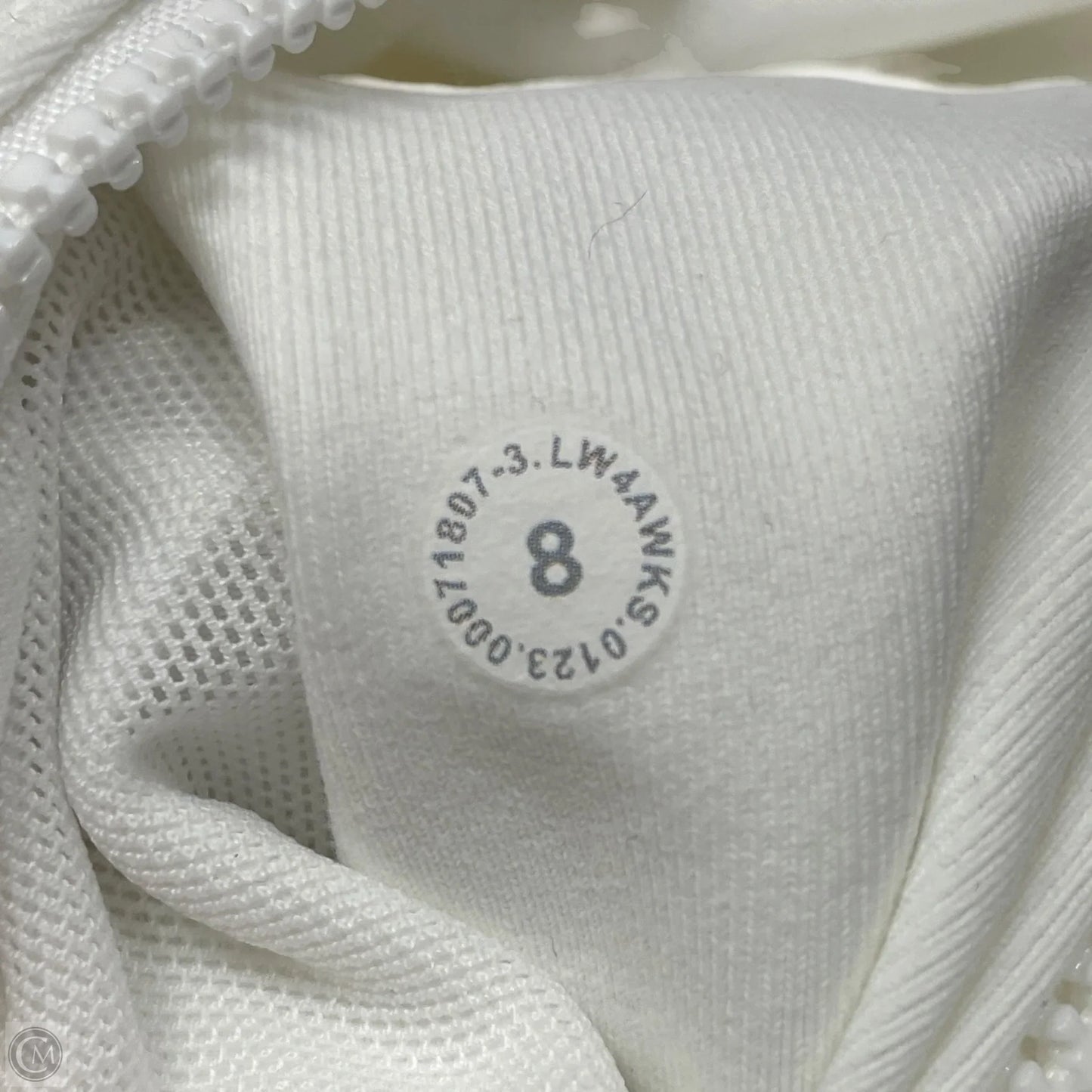 Athletic Jacket By Lululemon In White, Size: M
