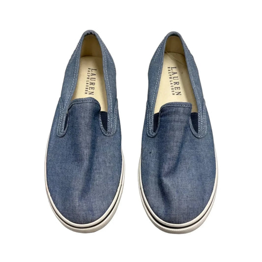 Shoes Sneakers By Lauren By Ralph Lauren In Blue Denim, Size: 6