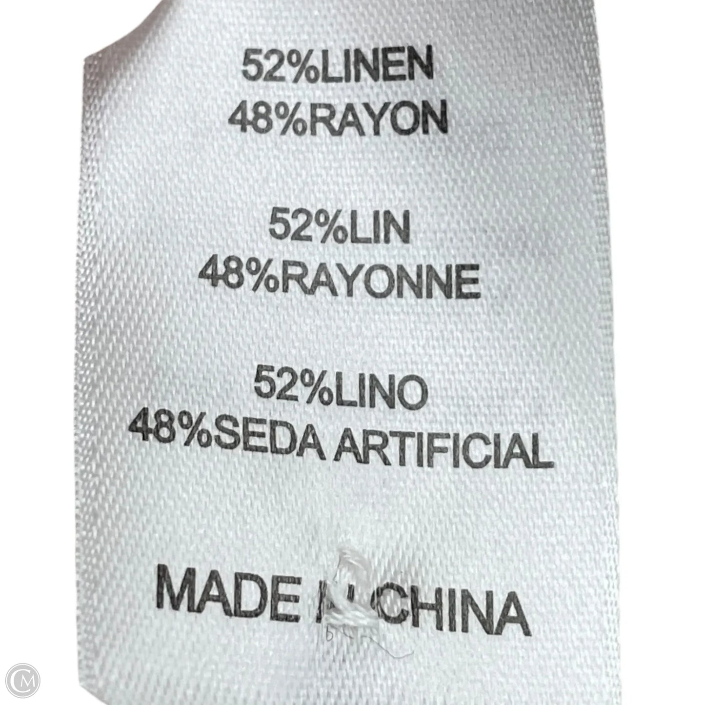Top Short Sleeve By Frame In White, Size: M
