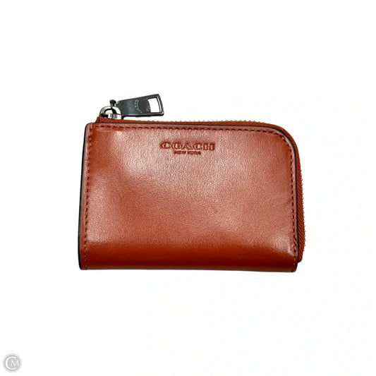 Coin Purse Designer By Coach, Size: Small