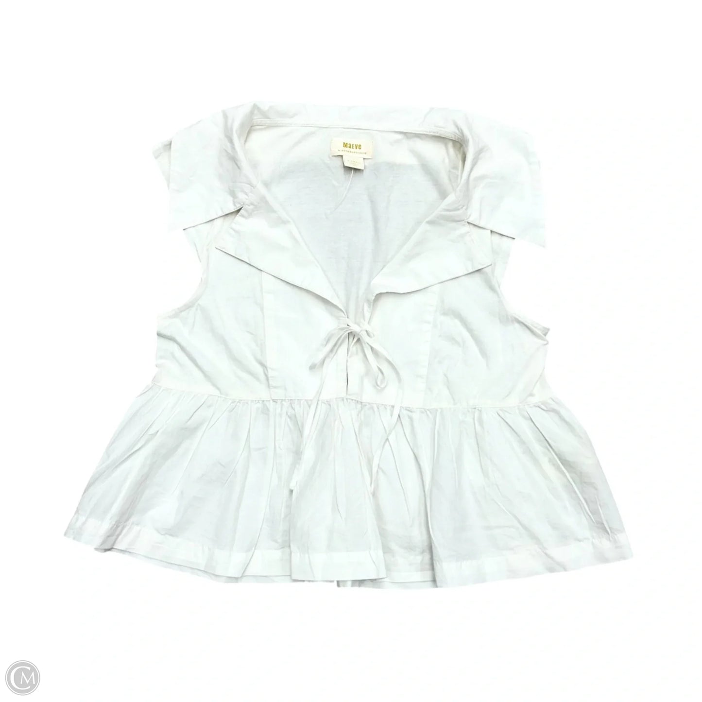 Top Sleeveless By Maeve In White, Size: Xs