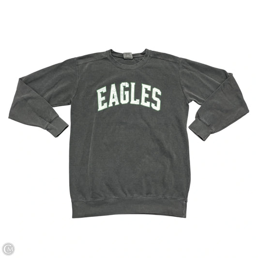 Sweatshirt Crewneck By Comfort Colors In Grey, Size: S